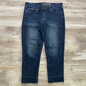 GAP Jeans Straight Crop Coupe 3/4 Droite Womens Size 6